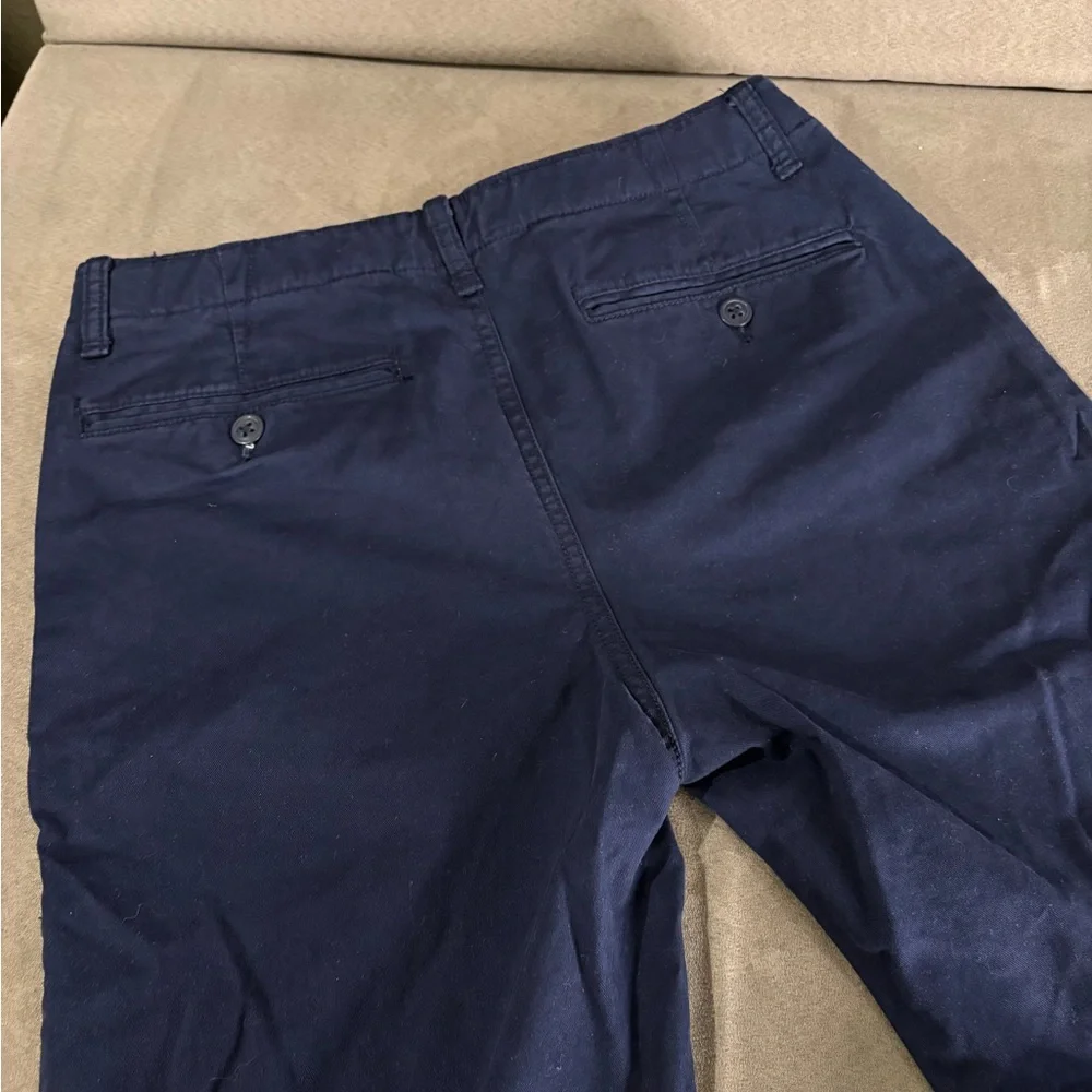 Gap Kids Classic Chino Pants School‎ Uniform Navy Boys 12 Husky